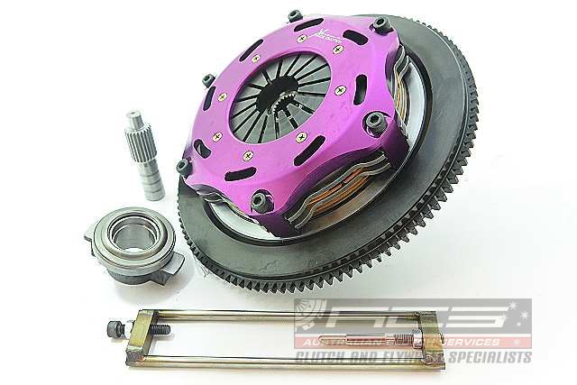 Xtreme Performance - 184mm Rigid Ceramic Twin Plate Clutch Kit Incl Flywheel 1220Nm - Mitsubishi Lancer EVO IX - FQ-300 (CT9A) (05-06)