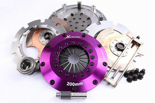Xtreme Performance - 200mm Rigid Ceramic Twin Plate Clutch Kit Incl Flywheel 1200Nm - Mitsubishi Lancer EVO IX - FQ-300 (CT9A) (05-06)