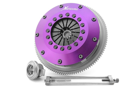 Xtreme Performance - 200mm Sprung Ceramic Twin Plate Clutch Kit Incl Flywheel 1200Nm - Mitsubishi Lancer 2.0 Ralliart 4WD (CX4A) (08-08)