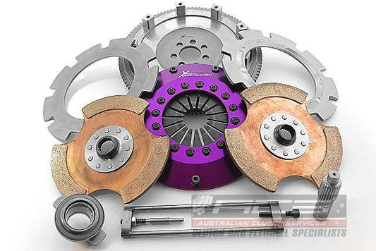 Xtreme Performance - 200mm Rigid Ceramic Twin Plate Clutch Kit Incl Flywheel 1200Nm - Mitsubishi Lancer EVO X (CZ4A) (07-08)