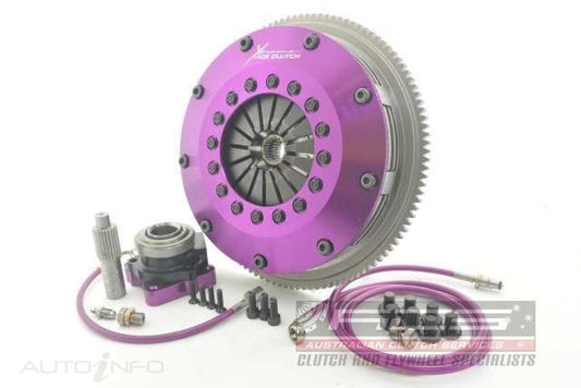Xtreme Performance - 200mm Rigid Ceramic Twin Plate Clutch Kit Incl Flywheel & CSC 1200Nm - Mitsubishi Lancer EVO X (CZ4A) (07-08)