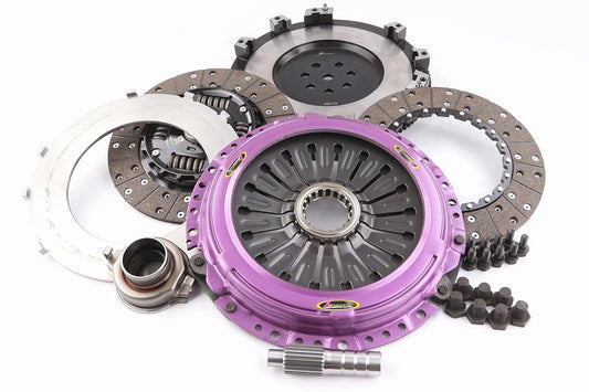 Xtreme Performance - 230mm Sprung hub Organic Twin Plate Clutch Kit Incl Flywheel 1000Nm - Mitsubishi Lancer EVO IX - FQ-360 (CT9A) (06-07)