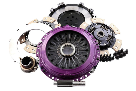 Xtreme Performance - 230mm Sprung Ceramic Twin Plate Clutch Kit Incl Flywheel - Mitsubishi Lancer EVO VI (CP9A) (01-99)