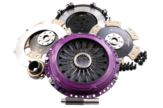 Xtreme Performance - 230mm Rigid Ceramic Twin Plate Clutch Kit Incl Flywheel 1800Nm - Mitsubishi Lancer EVO VIII - 260 (CT9A) (04-05)