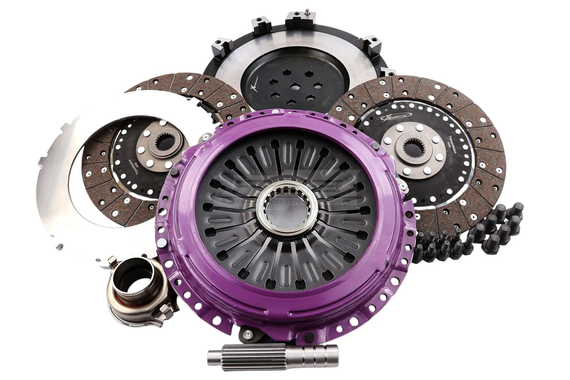 Xtreme Performance - 230mm Organic Twin Plate Clutch Kit Incl Flywheel 1200Nm - Mitsubishi Lancer EVO VII (CT9A) (01-03)