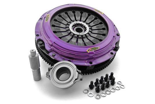 Xtreme Performance - 230mm Rigid Ceramic Twin Plate Clutch Kit Incl Flywheel 1800Nm - Mitsubishi Lancer EVO X (CZ4A) (07-08)