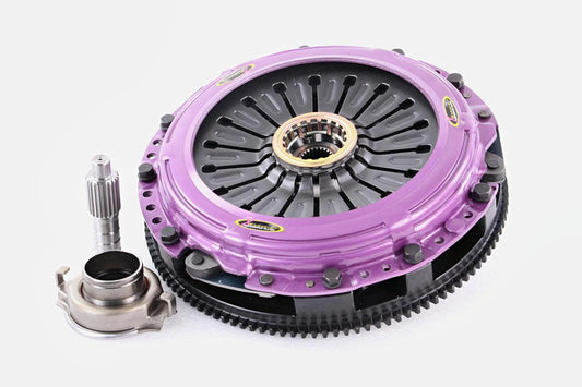 Xtreme Performance - 230mm Sprung hub Organic Twin Plate Clutch Kit Incl Flywheel 1000Nm - Mitsubishi Lancer EVO X (CZ4A) (07-08)