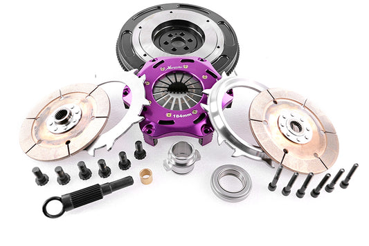 Xtreme Performance - 184mm Rigid Ceramic Twin Plate Clutch Kit Incl Flywheel 1220Nm - Nissan Skyline R31 (86-90)