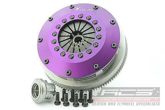 Xtreme Performance - 200mm Rigid Ceramic Twin Plate Clutch Kit Incl Flywheel 1200Nm - Nissan Silvia S15 (02-99)