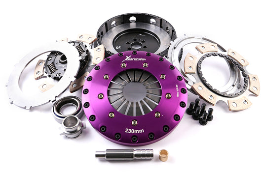 Xtreme Performance - 230mm Sprung Ceramic Twin Plate Clutch Kit Incl Flywheel 1000Nm - Nissan Skyline R31 (86-90)