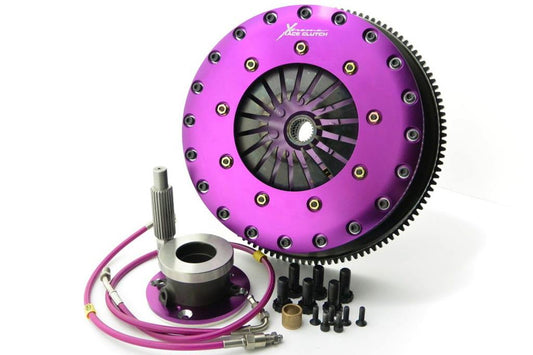 Xtreme Performance - 230mm Organic Twin Plate Clutch Kit Incl Flywheel & CSC 1200Nm - Nissan Skyline R34 (08-99)