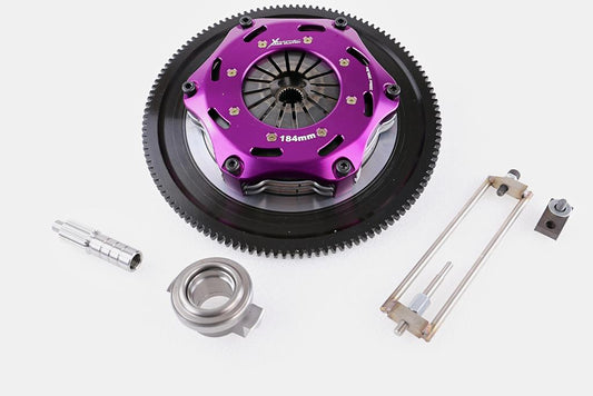 Xtreme Performance - 184mm Rigid Ceramic Twin Plate Clutch Kit Incl Flywheel 1220Nm - Subaru Impreza 2.0 WRX STi AWD (04-05)