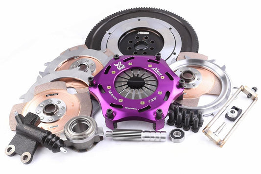 Xtreme Performance - 184mm Rigid Ceramic Triple Plate Clutch Kit Incl Flywheel & CSC - Subaru Impreza 2.5 WRX STi AWD (GDF) (05-07)