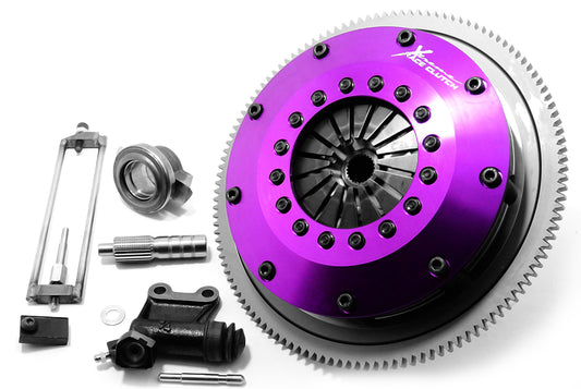 Xtreme Performance - 200mm Rigid Ceramic Twin Plate Clutch Kit Incl Flywheel 1200Nm - Subaru Impreza 2.0 Turbo AWD (GGA) (00-05)