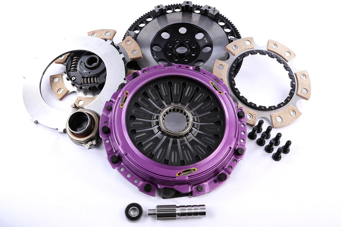 Xtreme Performance - 230mm Sprung Ceramic Twin Plate Clutch Kit Incl Flywheel 1000Nm - Subaru Impreza 2.5 WRX STi AWD (GDF) (05-07)