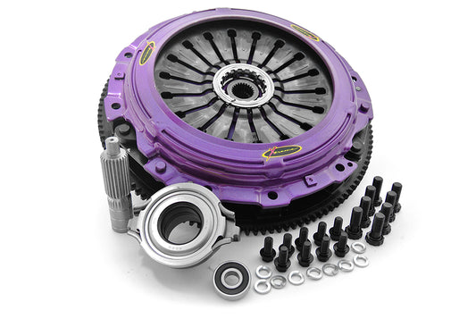Xtreme Performance - 230mm Rigid Ceramic Twin Plate Clutch Kit Incl Flywheel 1800Nm - Subaru Impreza 2.0 WRX STi AWD (04-05)