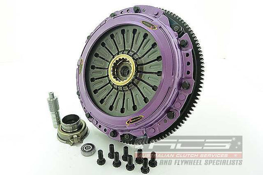 Xtreme Performance - 230mm Organic Twin Plate Clutch Kit Incl Flywheel 1200Nm - Subaru Impreza 2.0 WRX AWD (GGA) (01-05)