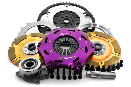Xtreme Performance - 184mm Rigid Ceramic Twin Plate Clutch Kit Incl Flywheel & CSC 1220Nm - Suzuki Swift Gen. V (17-19)