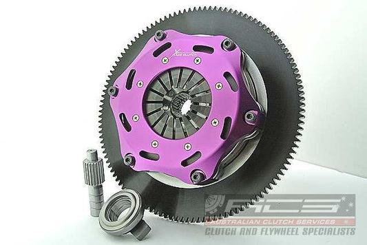 Xtreme Performance - 184mm Rigid Ceramic Twin Plate Clutch Kit Incl Flywheel 1220Nm - Toyota Caldina T21 (00-01)