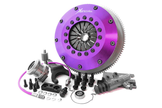 Xtreme Performance - 200mm Sprung Ceramic Twin Plate Clutch Kit Incl Flywheel 1200Nm - Toyota Mark II 2.5 Turbo (JZX110) (02-07)