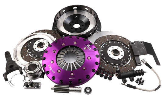 Xtreme Performance 230mm Organic Twin Plate Clutch Kit Incl Flywheel - Toyota Supra JZA80 Twin Turbo 2JZGTE