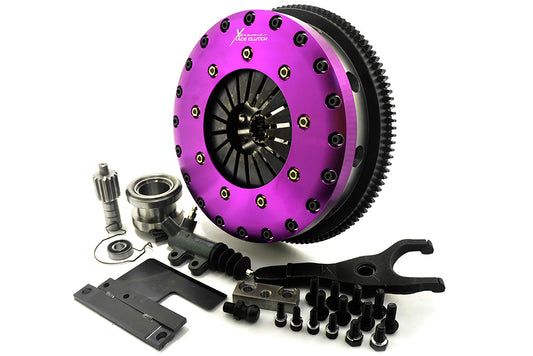 Xtreme Performance - 230mm Sprung Organic Twin Plate Clutch Kit Incl Flywheel 1000Nm - Toyota Supra 3.0 i Bi-Turbo (JZA80_) (02-93)