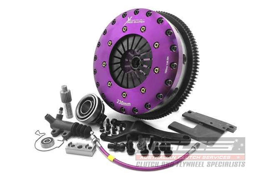 Xtreme Performance - 230mm Organic Twin Plate Clutch Kit Incl Flywheel 1200Nm - Toyota Chaser 2.5 (JZX100_) (01-96)