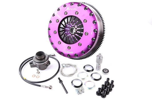 Xtreme Performance - 230mm Organic Twin Plate Clutch Kit Incl Flywheel & CSC 1200Nm - Toyota Chaser 2.5 (JZX100_) (01-96)