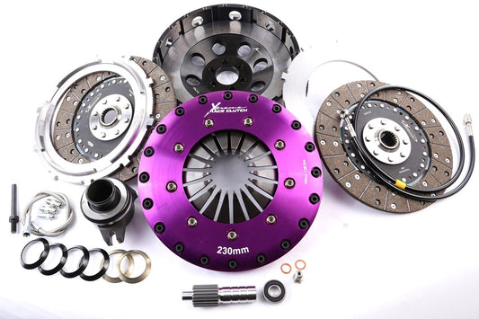Xtreme Performance - 230mm Organic Twin Plate Clutch Kit Incl Flywheel & CSC 1200Nm - Toyota Soarer 3.0 Turbo (MZ20, MZ21) (86-91)