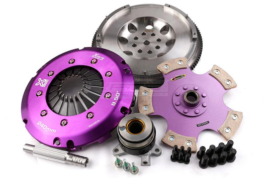 Clutch Kit - Xtreme Performance Heavy Duty Rigid Ceramic Incl Flywheel & CSC - CONVERSION TO SOLID FLYWHEEL does have a significant increase in noise and harmonics - 600NM - Toyota Corolla 1.6 GR 4WD (GZEA14) (23-23)