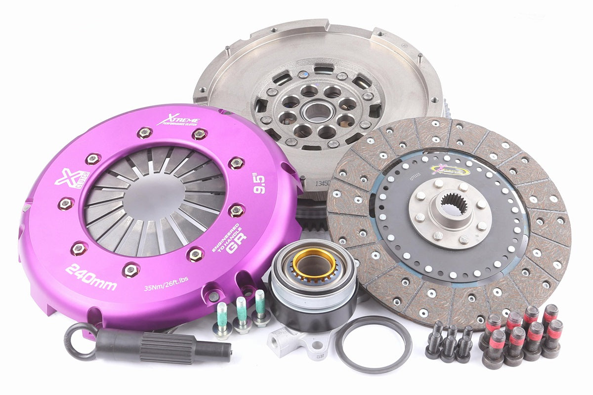 Clutch Kit - Xtreme Performance Heavy Duty Organic - Incl dualmass flywheel & CSC - 560Nm - Toyota Corolla 1.6 GR 4WD (GZEA14) (23-23)
