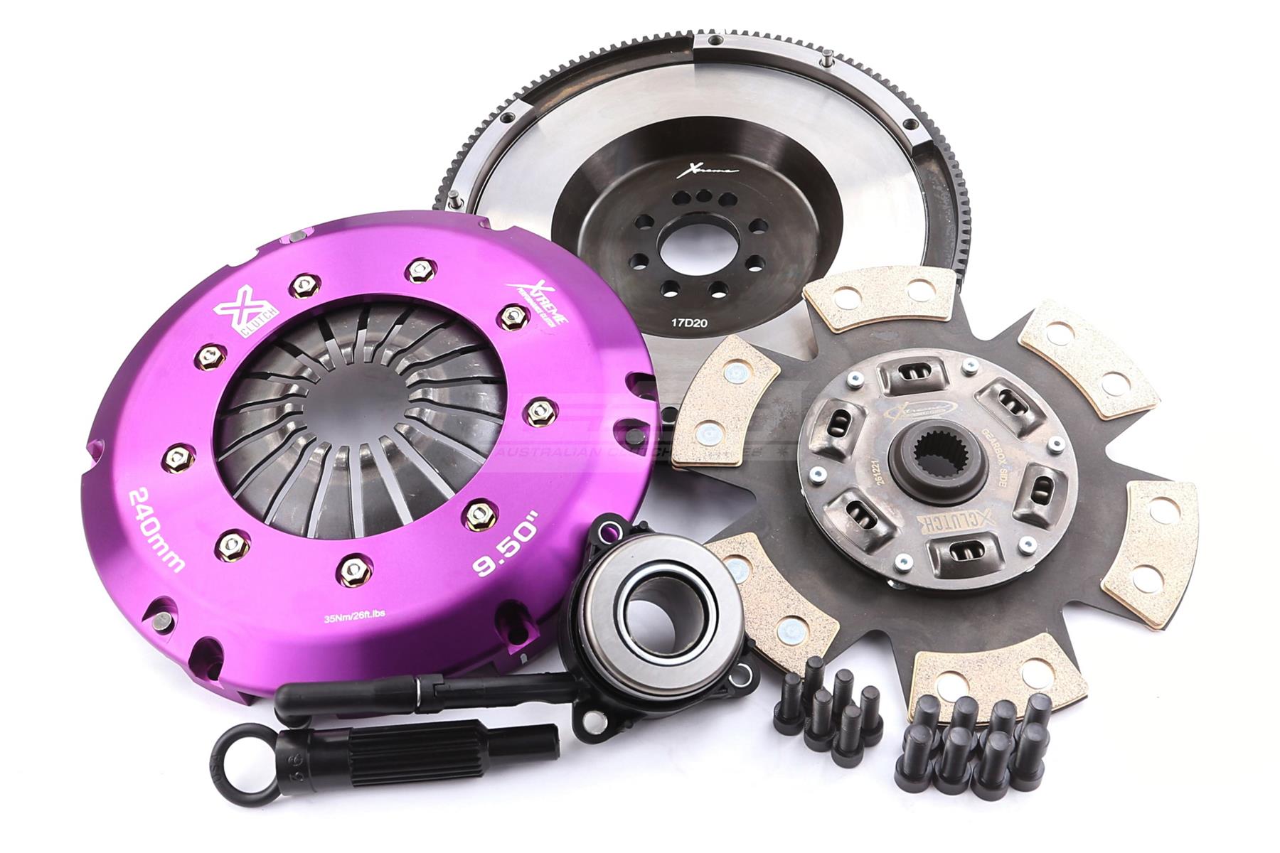 Clutch Kit - Xtreme Performance Race Sprung Ceramic Incl Flywheel & CSC 910Nm - Audi A1 8X (14-18)