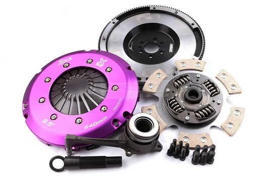 Clutch Kit - Xtreme Performance Race Sprung Ceramic Incl Flywheel & CSC 910Nm (6 bolts) - Volkswagen Golf Plus 2.0 TDI 16V (05-13)