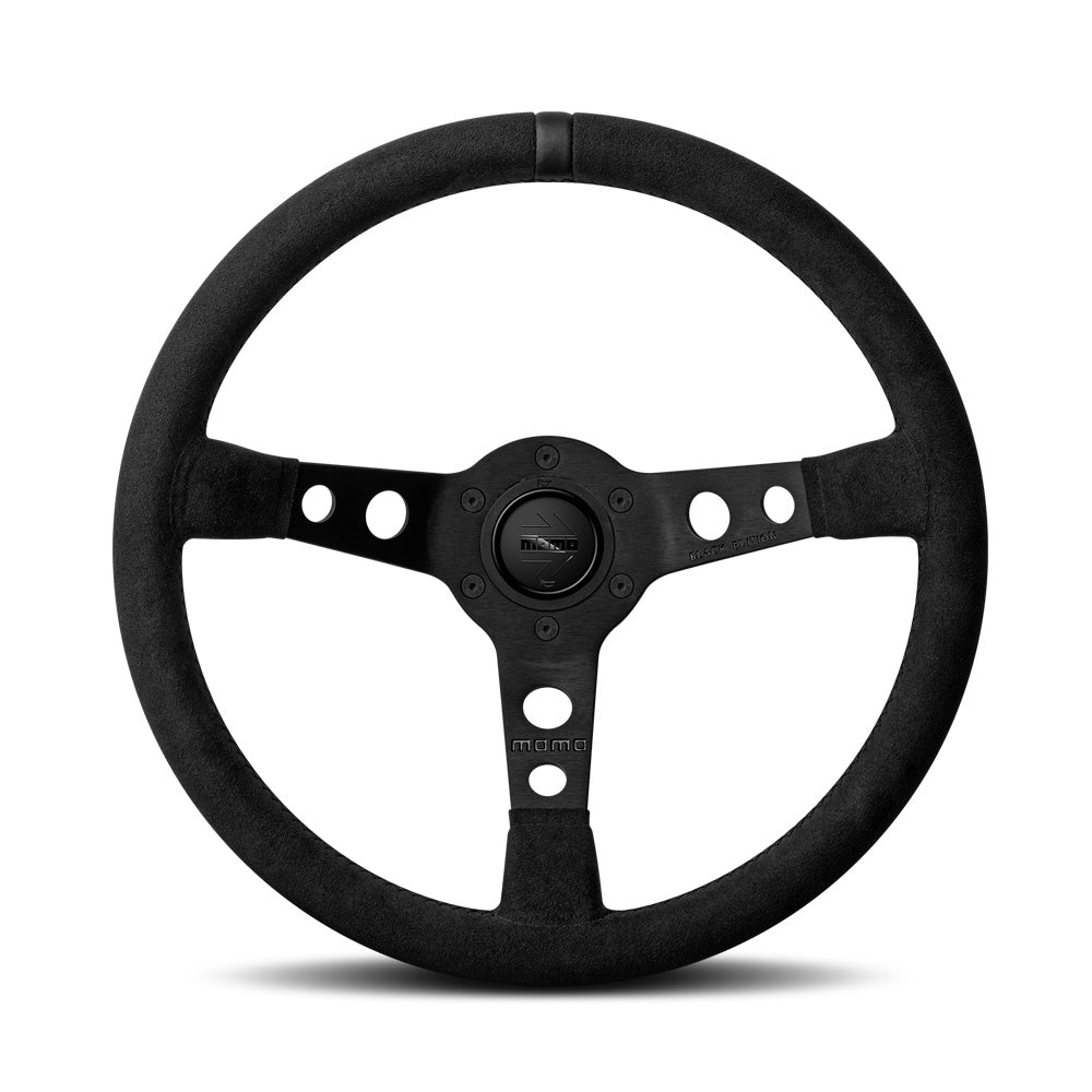 MOMO Mod.07 Steering Wheel - Black Edition Steering Wheel - Black Microfibre 350mm