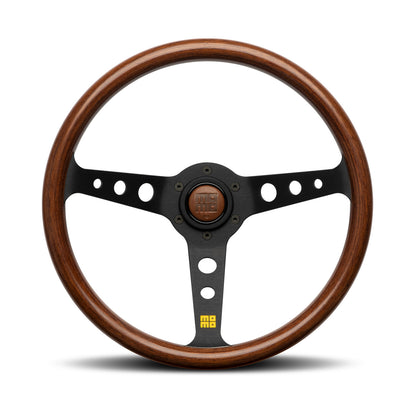 MOMO Mod.07 Heritage Steering Wheel - Gloss Mahogany Wood 350mm