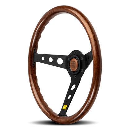 MOMO Mod.07 Heritage Steering Wheel - Gloss Mahogany Wood 350mm