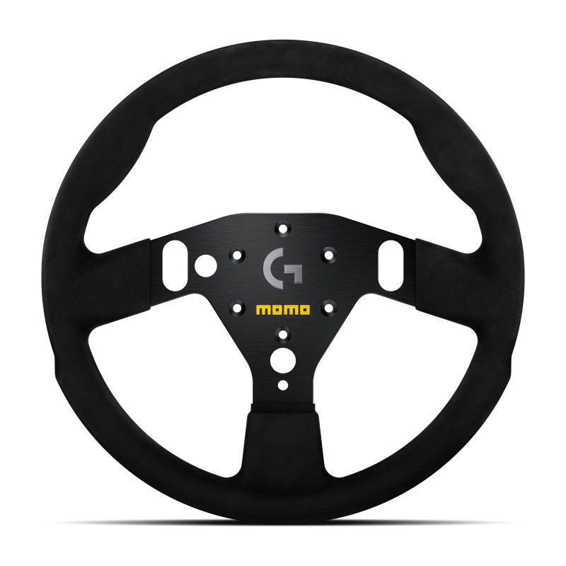 MOMO x Logitech GT 320 Sim Steering Wheel - Black Microfibre