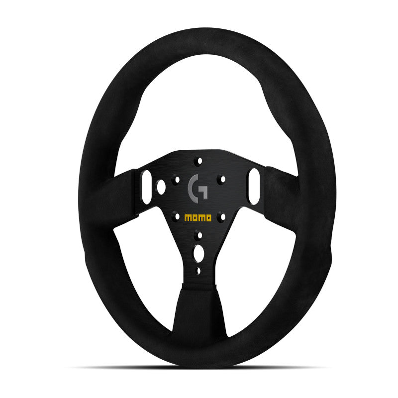MOMO x Logitech GT 320 Sim Steering Wheel - Black Microfibre