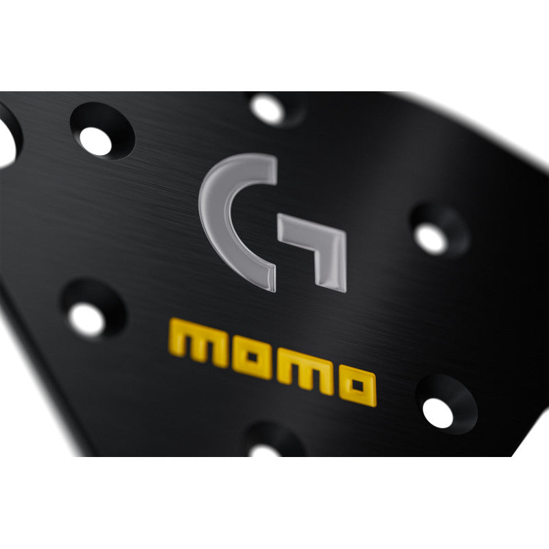 MOMO x Logitech GT 320 Sim Steering Wheel - Black Microfibre