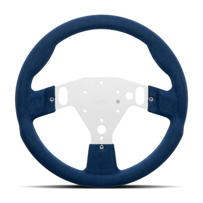 MOMO x Logitech GT 320 Sim Steering Wheel - Silver Spoke/Blue Microfibre