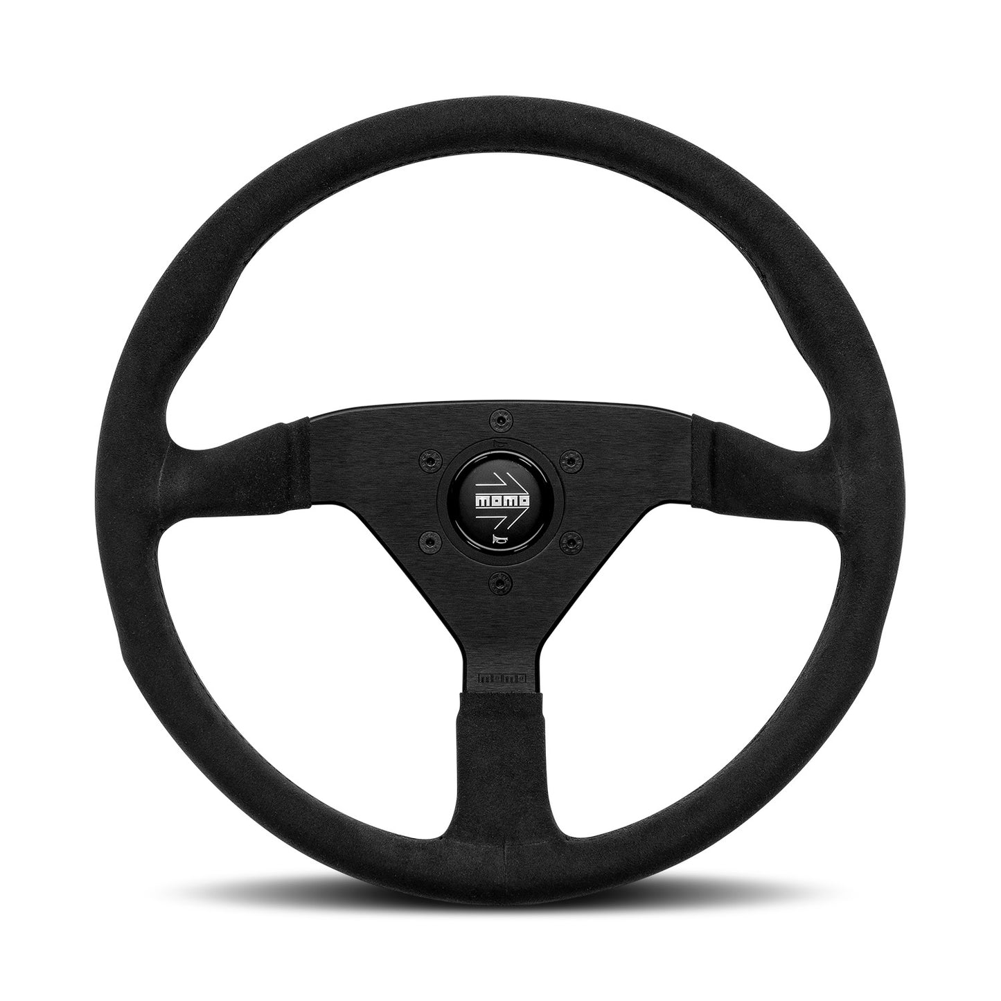 MOMO Montecarlo Steering Wheel - Black Microfibre 350mm