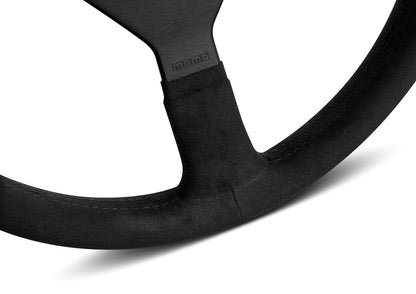 MOMO Montecarlo Steering Wheel - Black Microfibre 350mm