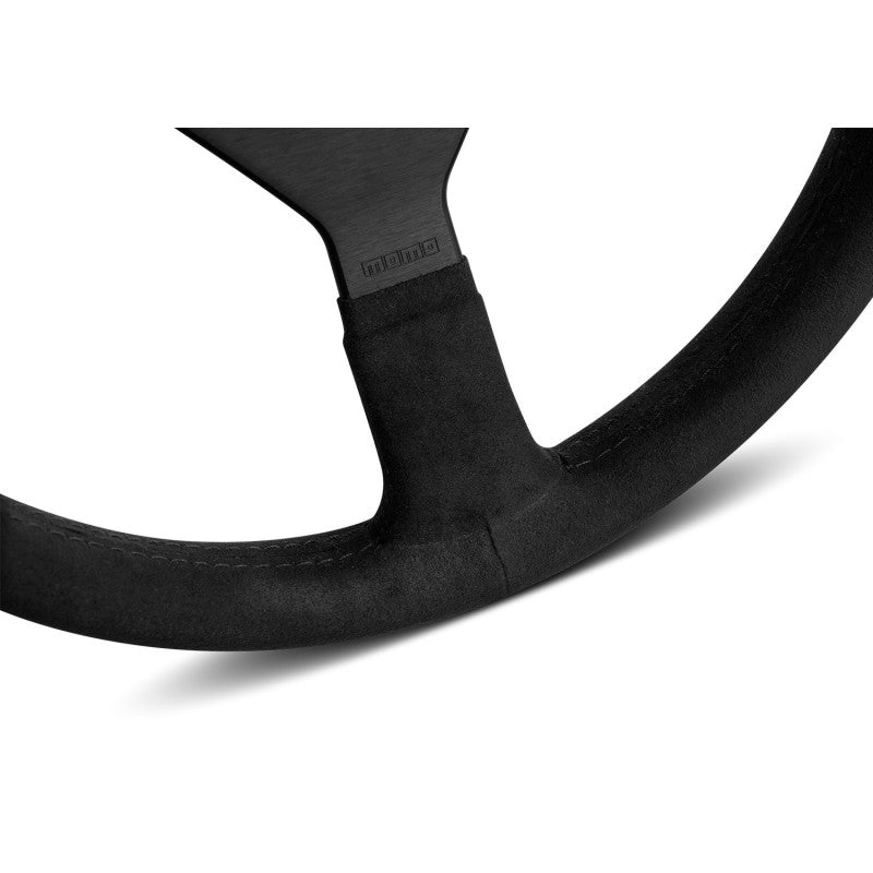 MOMO Montecarlo Steering Wheel - Black Microfibre 350mm