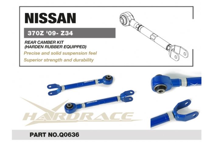 Hardrace Rear Camber Arms for Nissan 370Z Z34