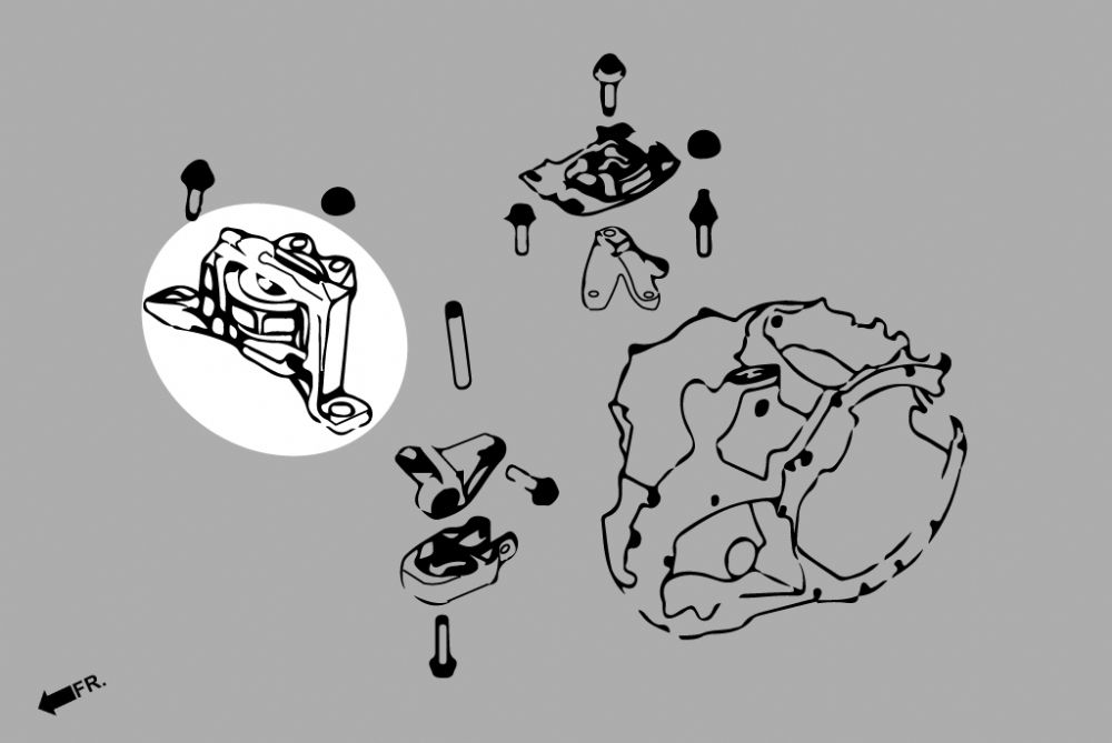 Hardrace Right Engine Mount for Ford Focus Mk3 ST & RS