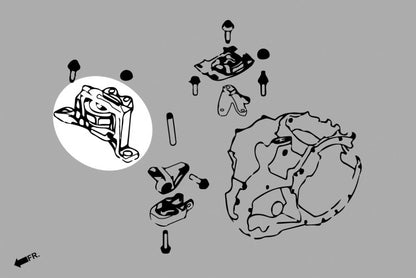 Hardrace Right Engine Mount for Ford Focus Mk3 ST & RS