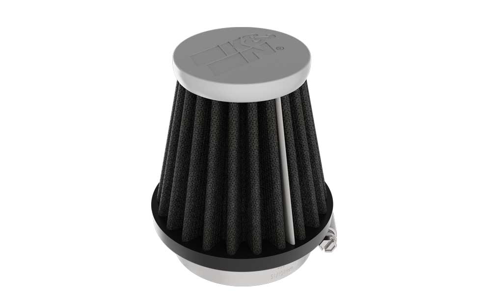 K&N Universal Clamp-On Air Filter (RC-3122HBK)