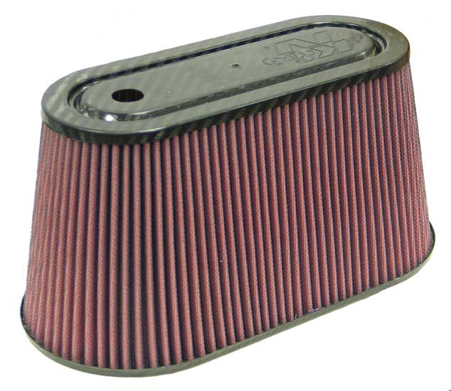 K&N Universal Air Filter - Carbon Fiber Top and Base (RP-5070)