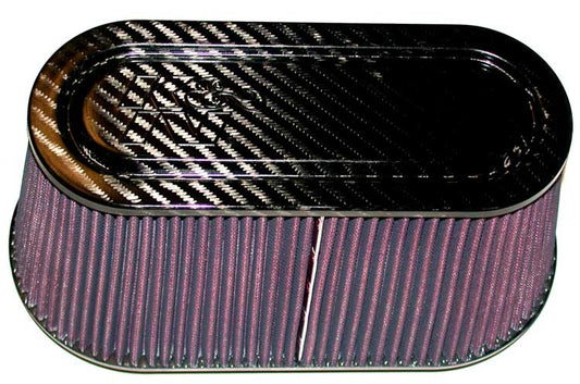 K&N Universal Air Filter - Carbon Fiber Top & Base (RP-5115)