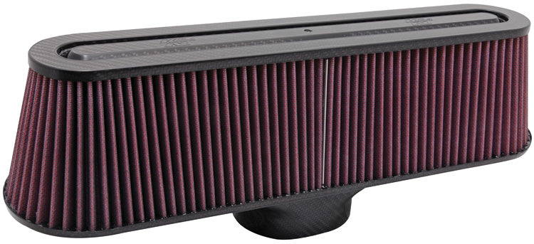 K&N Universal Air Filter - Carbon Fiber Top and Base (RP-5135)